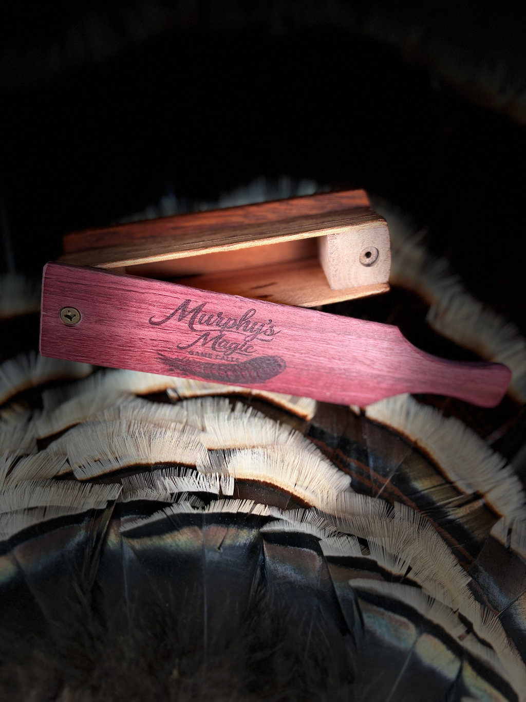 Purple Heart over Mahogany Box Call